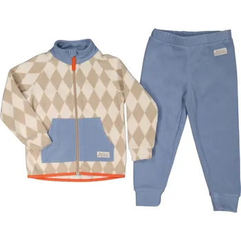 Chlapecká mikina Měkká fleecová souprava Diamond Beige Geggamoja Velikost: 122/128