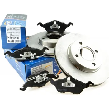 Brzdový komplet Brzdy kotouče a desky přední FORD FOCUS I MK1 - KRAFT