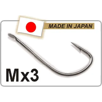 Rybářský háček Profi Match rybářské háčky M X3 - TB vel. 15 - 10ks