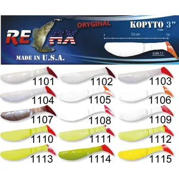 Umělá nástraha RELAX kopyto RK3-7,5cm - přívlačová nástraha 1106