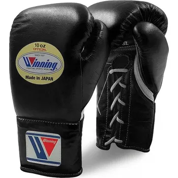 Boxerské rukavice Zápasové boxerské rukavice Winning - černé