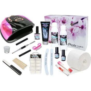 Startovací sada na Polygel nehty XXL GL256W růžová