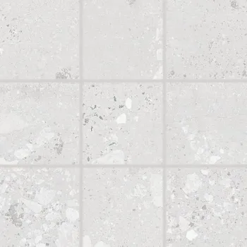 Dlažba Rako Castone DAK11855, dlažba, šedobílá, matná, 10 x 10 x 0,9 cm