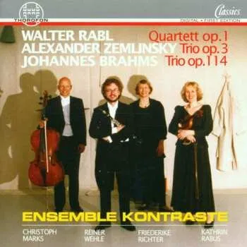 Zahraniční hudba CD Johannes Brahms: Ensemble Kontraste 1999