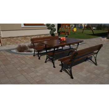 Zahradní sestava Zahradní set LARA 4 (olše) Palisandr