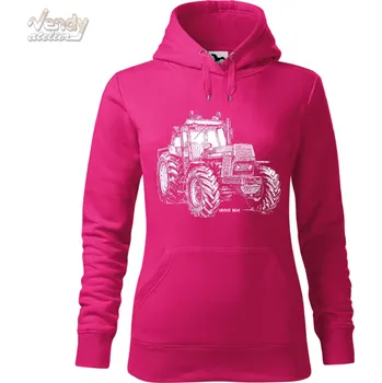 Pánská mikina Mikina - traktor URSUS Barva: Purpurová (40), Velikost: XL, Střih: Dámské