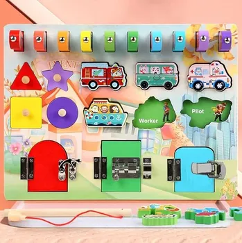 Dřevěná hračka GehBoss Dřevěná montessori hračka