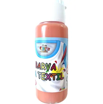Speciální výtvarná barva Barva na textil, LOSOSOVÁ, 60ml, 1 kus