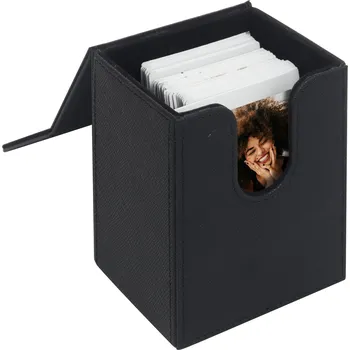 Fotoalbum AnalogStore Instax Square Photo Box Leather Black