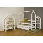 MAXIDO Dětská postel Snílek s přistýlkou a šuplíky 160x80 bílá (Český výrobek)