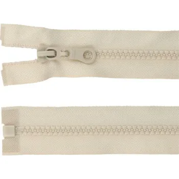 Zip Zdrhovadlo zip kostěný 55 cm dělitelný béžový