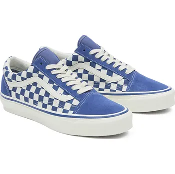 Dámské tenisky Boty Vans OLD SKOOL 36 Checkerboard Medium Blue velikost 38.5