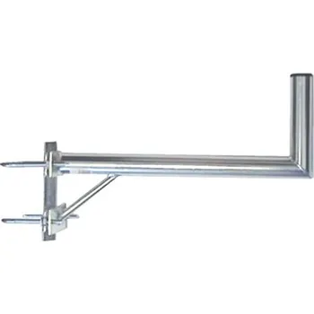 Anténní držák Anténní držák 50cm na stožár s vinklem/dvěma třmeny, rozteč třmenu 100mm, trubka 42/2mm, výška 16cm