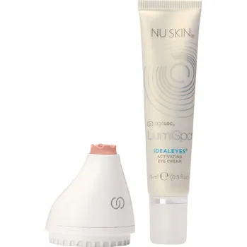 Nuskin Oční nástavec Accent k LumiSpa iO rosegold a oční krém Ideal Eyes