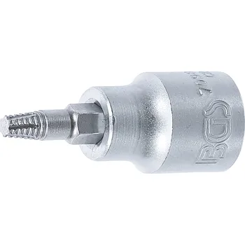 BGS 7098-T25, Nástrčná hlavice pro povolení poškozených šroubů | vnitřní čtyřhran 10 mm (3/8") | pro defektní T-profil (pro Torx) T25