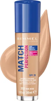 Make-up Rimmel London Match Perfection tekutý make-up SPF20 30 ml