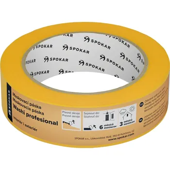 Lepicí páska SPOKAR a.s. MASKOVACÍ PÁSKA WASHI PROFESIONAL Vyberte šířku (mm): 30