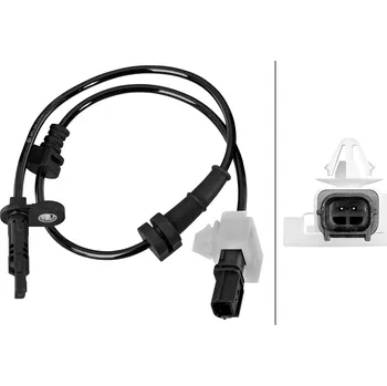 Přislušenství brzdového systému Snímač, počet otáček kol HELLA 358218741