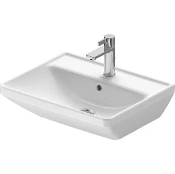 Umyvadlo Duravit D-NEO umyvadlo 55 cm, s otvorem pro baterii a přepadem, WonderGliss