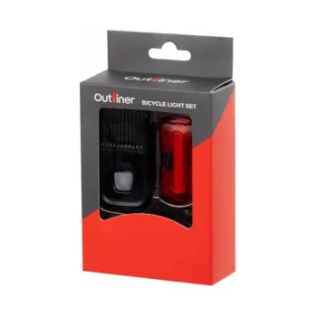 Cyklosvítilna Světlo na kolo Outliner FSBIL788, plastové, černé