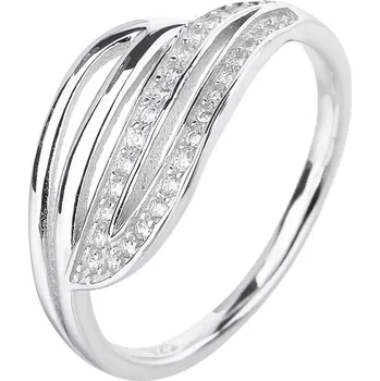 Prsten Bealio BEALIO Stříbrný prsten s jemnými zirkony Velikost prstenu: 60 03-07240-1907