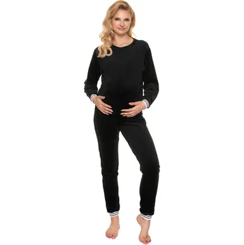 Dámské pyžamo PeeKaBoo Dámské těhotenské pyžamo Setomi černá XXL