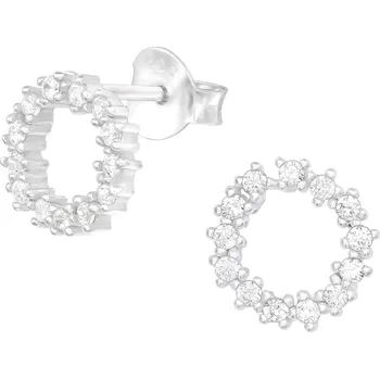 Náušnice Stříbrné náušnice LAURA se Zirkony Ag 925/1000