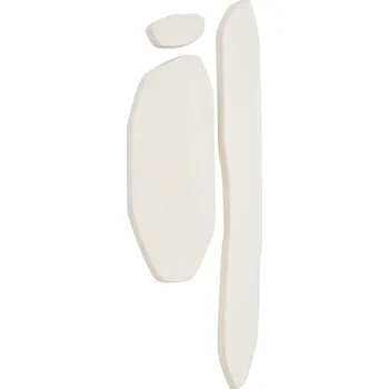 Obraz Sada tří bílých nástěnných dekorací Kave Home Siluna