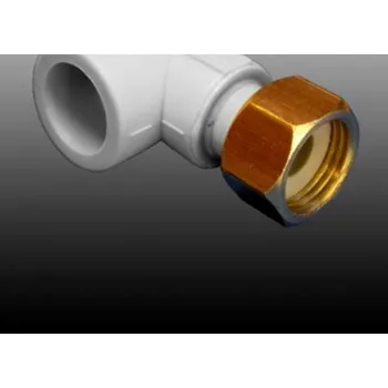 Vodovodní potrubí HP trend PPR koleno s převlečnou kovovou maticí 90° 20x3/4" 91214