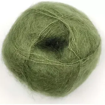 Příze Mohair by Canard Brushed Lace Olivová 3028 (Mohérová příze Brushed Lace Olive)