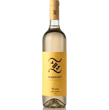 Víno Zborovský PÁLAVA 2023 - VÝBĚR Z HROZNŮ