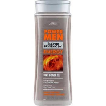 Sprchový gel Joanna, sprchový gél Power Men Energy 3v1 300 ml