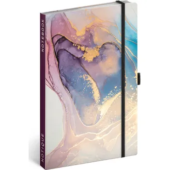 Diář NOTIQUE Notes Struktury, linkovaný, 13 x 21 cm