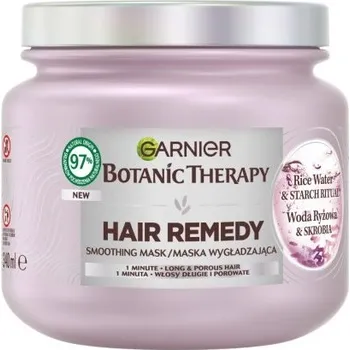 Garnier, Botanic Therapy vyhlazující maska pro dlouhé a porézní vlasy Rýžová voda a škrob 340ml