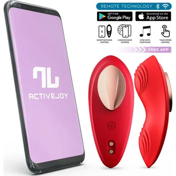 InToYou App Series Panty Vibrator with App Double Layer Silicone Red