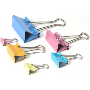 Kancelářská sponka Klip Binder Europen 32mm barevné/ 12ks