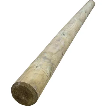 Plotový sloupek ASKO Tlakově impregnovaná frézovaná kulatina 100 x 3000 mm borovice