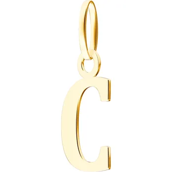 Hodinky Přívěšek Bonore - Zlato 585 - Dopis C 17 mm 143862