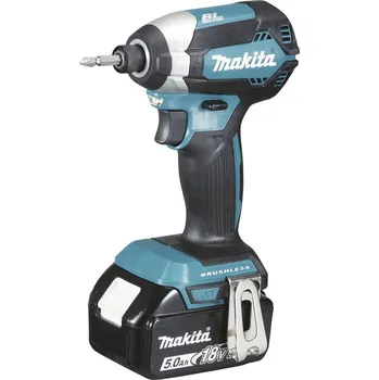 Vrtačka Makita DTD153RTJ, DTD153RTJ aku rázový utahovák, 170 Nm, 18 V, 5 Ah, Li-Ion, akumulátor, kufřík