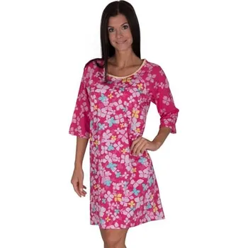 Dámská noční košile Dámská noční košile 381 REGINA granát (modrá) L