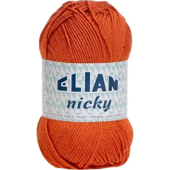 Příze Pletací příze Elian Nicky 6963 - oranžová