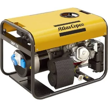 Elektrocentrála ATLAS COPCO Jednofázová elektrocentrála QEP 7.5, AVR ELR (7.2/6.4kW)
