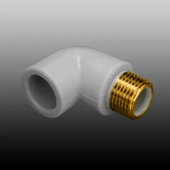 Vodovodní potrubí HP trend PPR koleno s vnějším kovovým závitem 90° 20x1/2" 77213