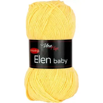 Příze Elen baby 4186 - Žlutá - DOPRODEJ
