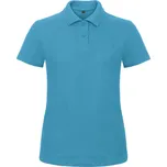 B&C Dámská polokošile Piqué polo ID.001 Velikost: 3XL, Barva: tyrkysová