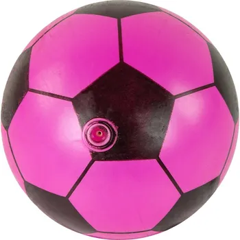 Dětský míč RKToys Gumový míč Fotbal Pink 23 cm