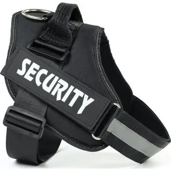 Postroj pro psa Vsepropejska Security bezpečný postroj pro psa | 51 – 115 cm Barva: Černá, Obvod hrudníku: 51 - 66 cm