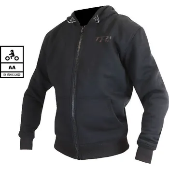 Moto bunda Trilobite Binder riding hoodie with zip men black vel. L