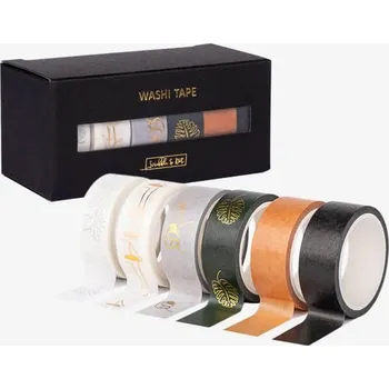 Washi pásky Scribble & Dot - sada 6 ks