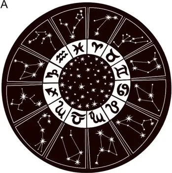 Plážová osuška | mandala - tvar kruh, průměr 148 cm - A